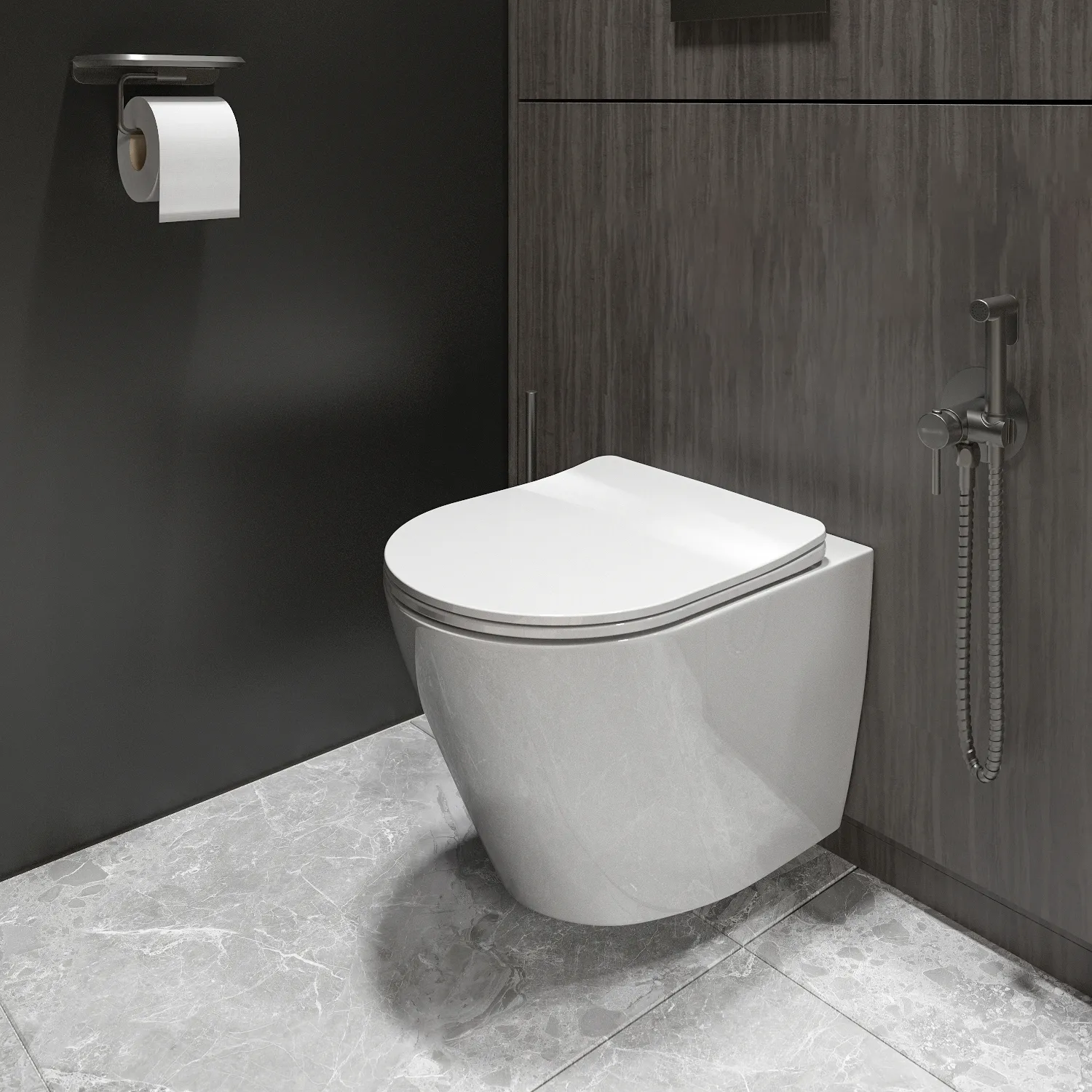 Унитаз KNOTLOR Подвесной унитаз WC490WG